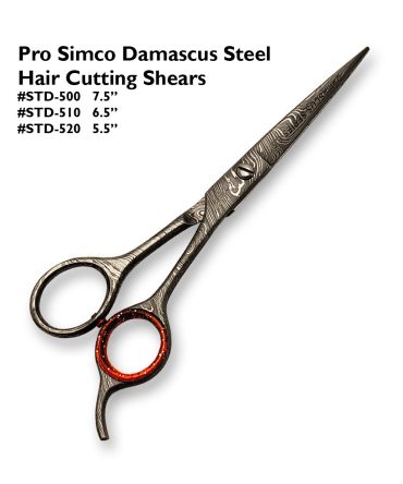 Pro Simco Damascus Steel Hair Styling Shears